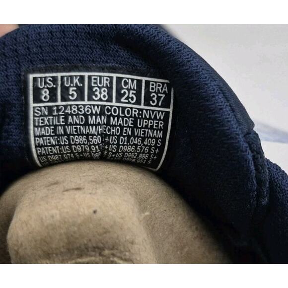 Women's Skechers Go Walk Flex Grand Entry Navy/White Size 8D Wide Washable Shoes - Picture 6 of 8